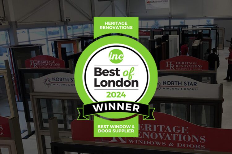 Heritage Renovations Windows & Doors Wins Best of London 2024 Award